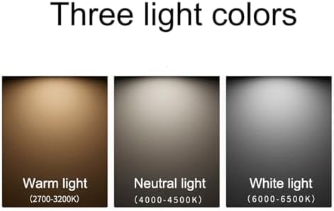 Adjustable Rotating LED Wall Lamp - Modern Bedroom Reading Light, Dimmable 3-Color Indoor Spotlights, Sleek Black Design for Bedside Lighting Solutions