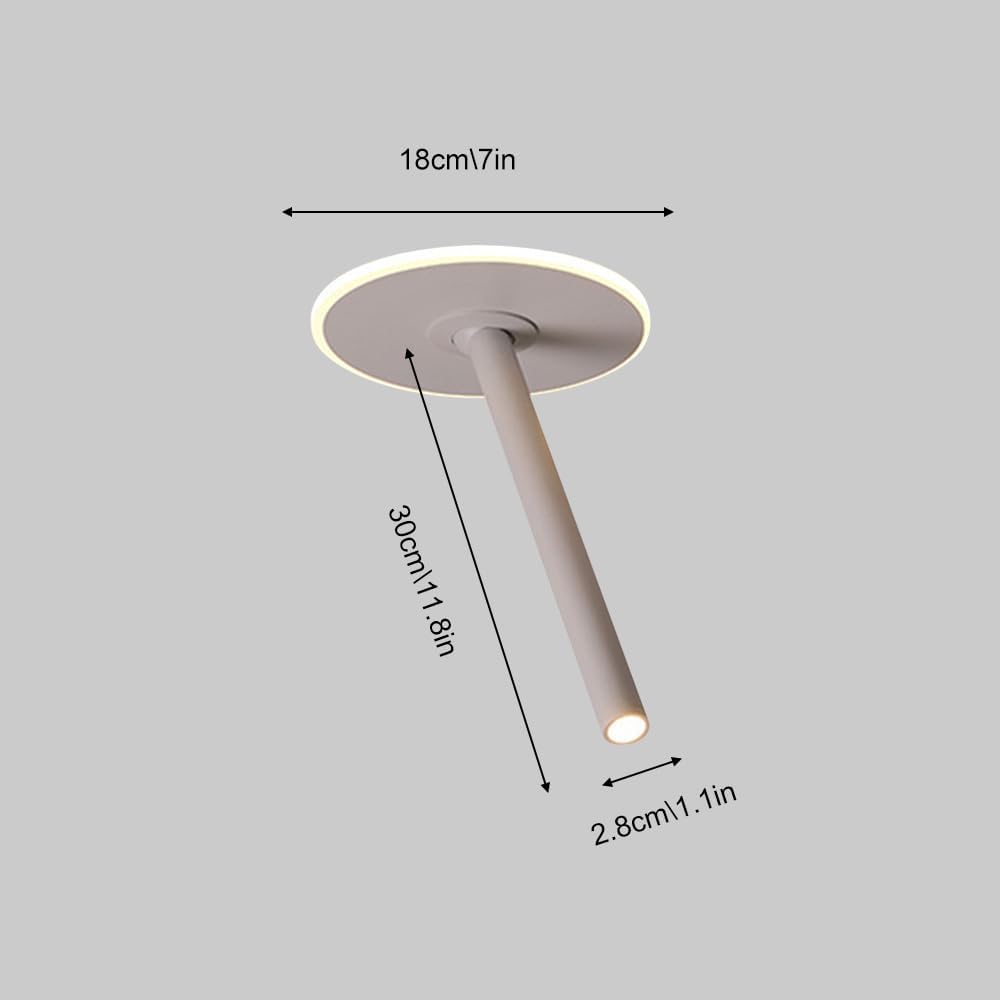 11W LED Adjustable Ceiling Spotlight Indoor Accent Lamp Moun Downlight Aluminum with 360° Pivoting Spot Light for Living Room Artwork Picture 3000K