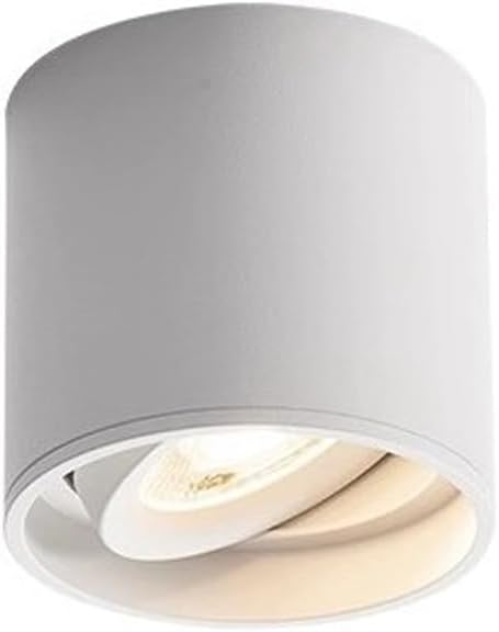12W Led Ceiling Spotlight, Indoor Spotlight, 30° Adjustable Ceiling Light, Wall Lamp, Cylindl Aluminum Spot Light for Kitchen, Hallway, Bedroom, Living RoomWhite-Neutral Light 4000