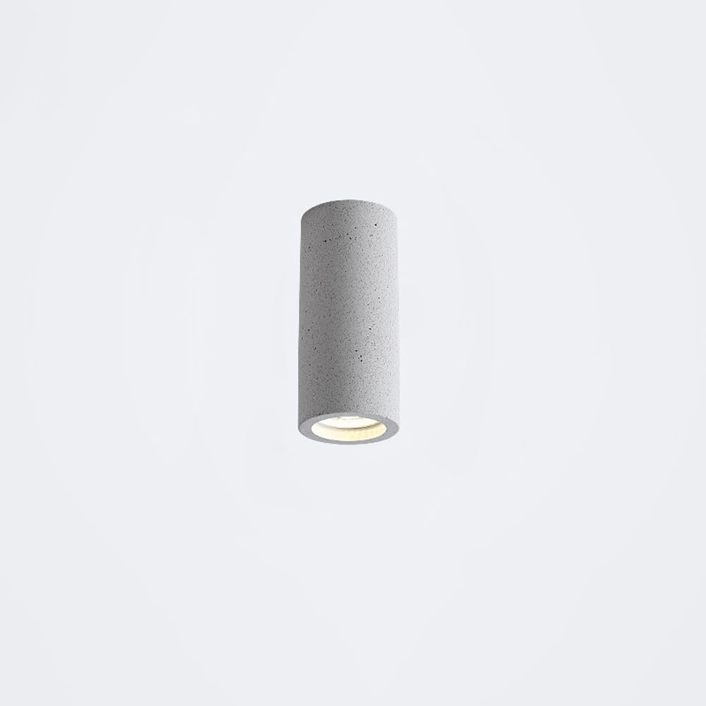 Industrial Cement Ceiling Spotlight, Indoor Accent Lighting, Three Color Cylindl Living Room Driveway Lighting, Kitchen Island Corridor Spotlights White