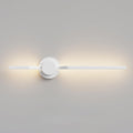 Modern Linear LED Wall Light, Geometric Long Strip Wall Lighting Fixtures, Dimmable Ultra-Thin Metal Wall Sconces with Remote, Indoor Decorative Wall Amp for Bedroom Bedside