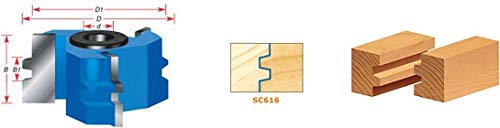 Amana Tool - 911 Carbide Tipped 3-Wing Glue Joint 2-5/8 Dia x 1-3/16 x 1/2 & 3/4 Bore