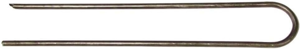 500 Pack 6' Landscape Staples SOD Staples Garden Stakes Round for Anchor Fabric Pins