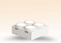Spotlight 4 Way Led Ceiling Spotlight, Indoor Surface Mounted Downlight, Kitchen Island Square Plate Ceiling Light Fixture, Living Room Dining Room Bedroom Ceiling Spot Lights/Whit