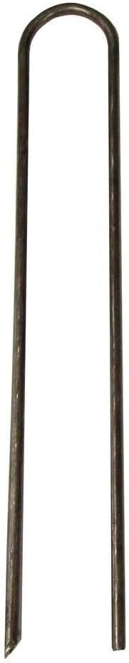 ACTIVLIFE for 1000 6-Inch Landscape Staples SOD Staples Garden Stakes Round Pins Chisel Ends