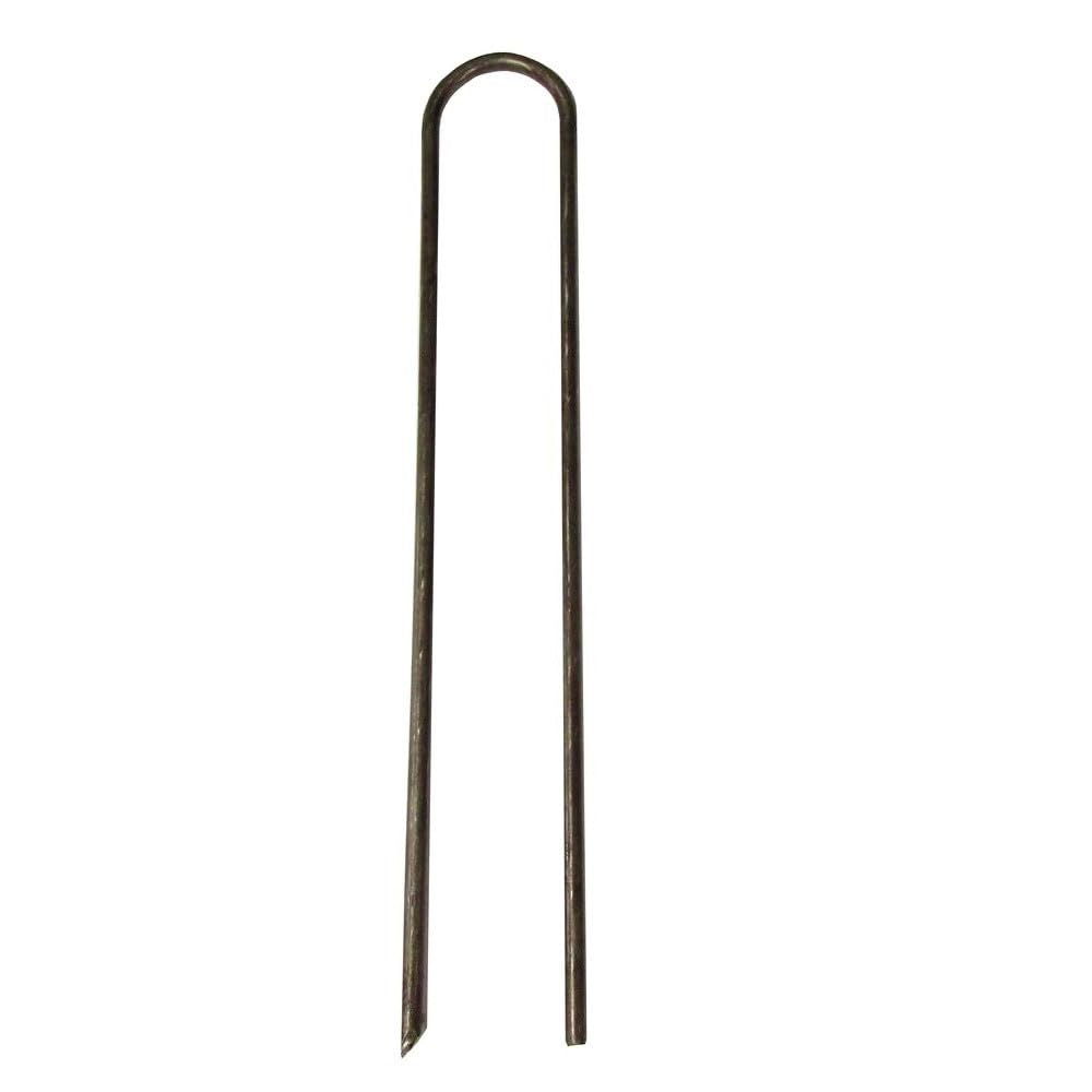 10,000 Round Top 6' Landscape Staple Sod Staple Fabric Anchor Pin w/Chisel Point Ends