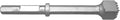 Champion Chisel 1-1/8 by 6-Inch Hex Shank w/notch, Steel Bushing Tool, 16 Steel Teeth - Designed for 1-1/8' Hex Notch Demolition Jack Hammers - Great for Removing Uneven Concrete