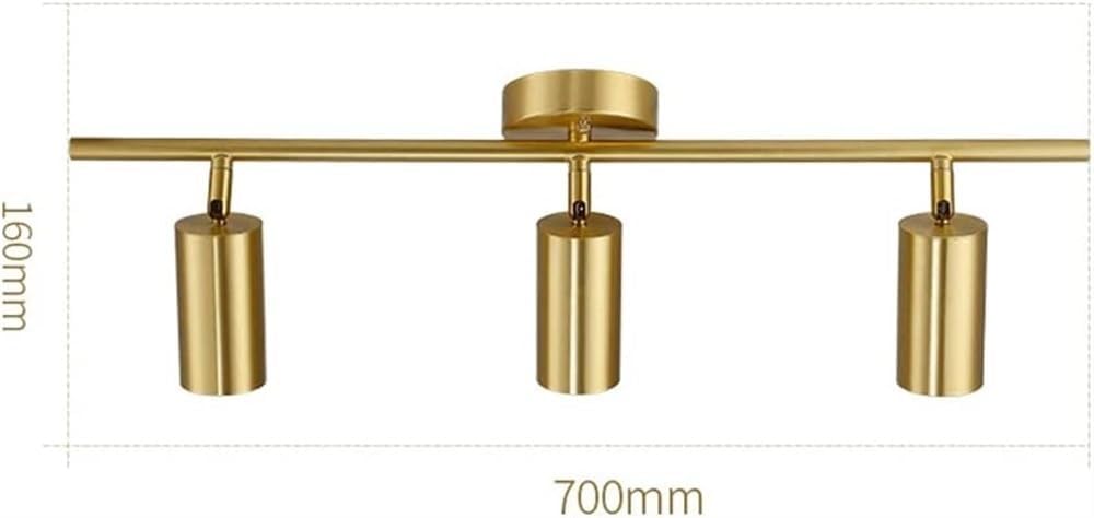 d Track Lighting Ceiling Spotlight GU10 Ceiling Spotlights Indoor Angle Adjustment Modern Ceiling Light Fixture for Living Room, Gallery, Cabinet, Hallway, Bedroom