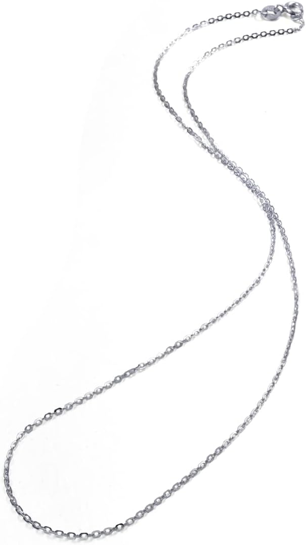 CHOW SANG SANG 18K Solid Gold Cable Chain Necklace for Women 60929N