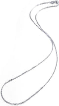 CHOW SANG SANG 18K Solid Gold Cable Chain Necklace for Women 60929N