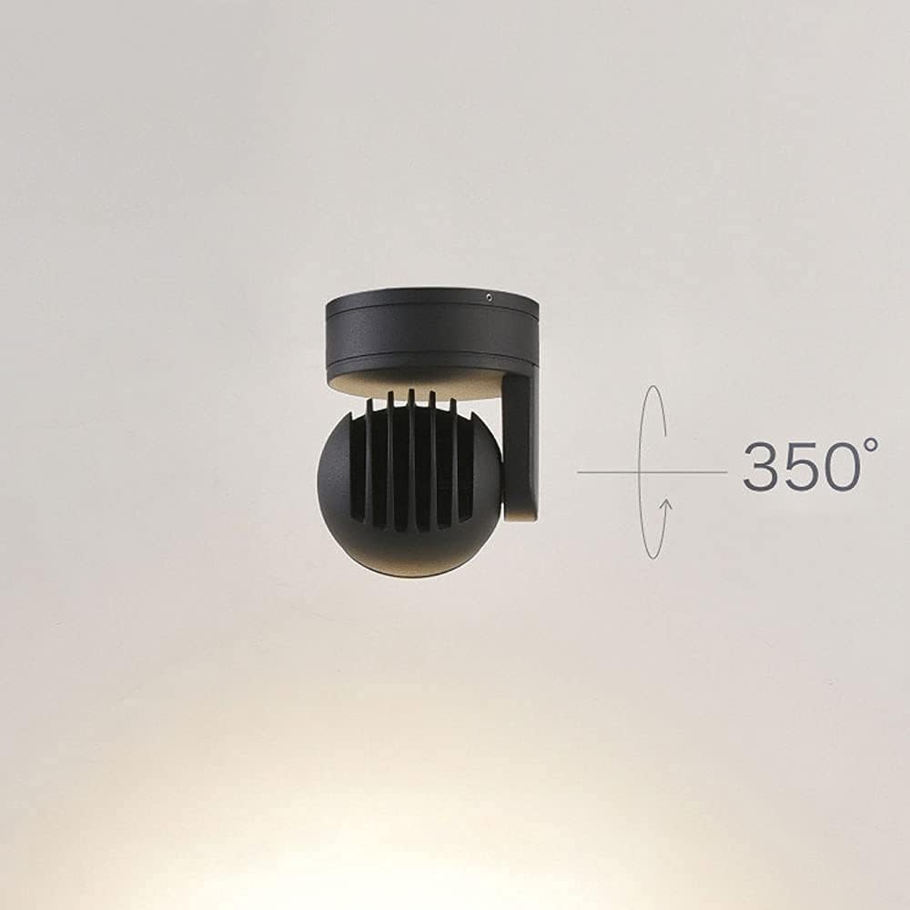 Ceiling Lighting 350° Adjustable Monopoint Light Fixture LED Ceiling Spotlight, Indoor Gallery Picture Lighting, Mounted Directional Spot Lights for Kitchen Hallway Living