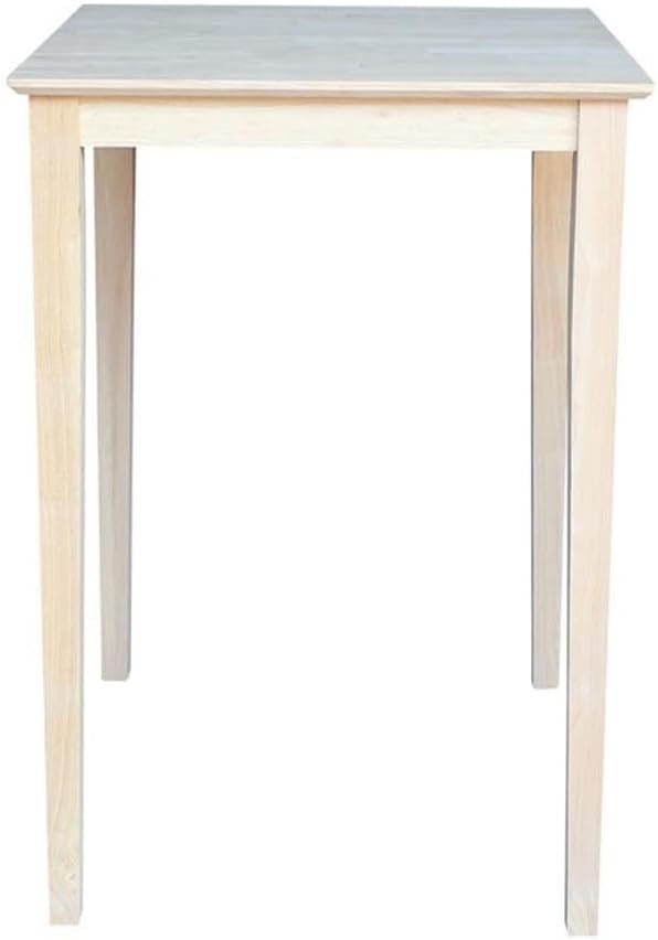 IC INTERNATIONAL CONCEPTS Solid Wood Top Table