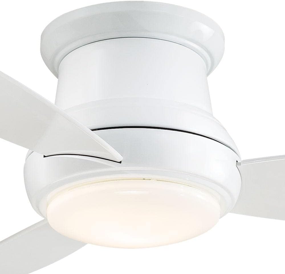 Minka' Minka Aire Concept II 44 in. LED Indoor White Flush Mount Ceiling Fan