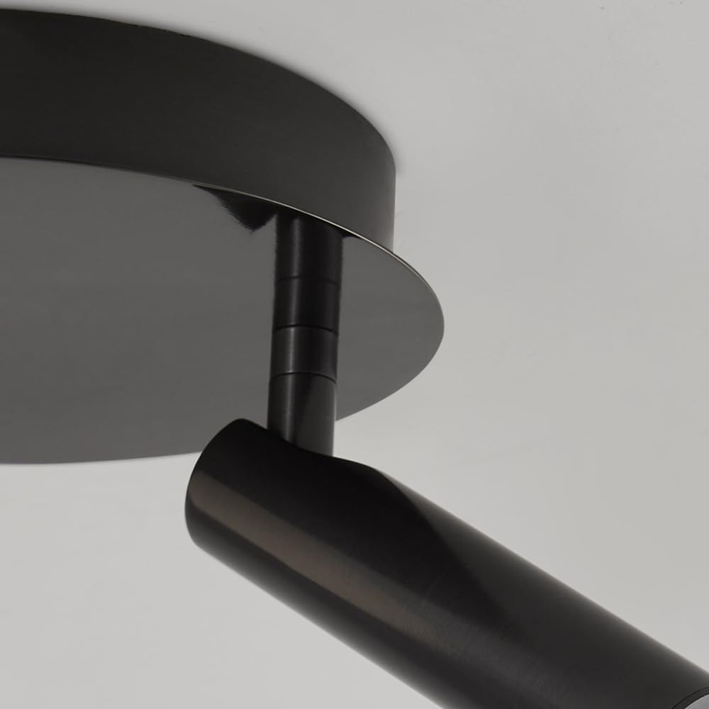 Nordic Bedside Ceiling Light - All-Copper Embedded Spotlight for Indoor Use, Rotatable Porch, Corridor, Aisle, and Balcony Lamp, 10W LED Wall Light with 3-Color Dimmable Function