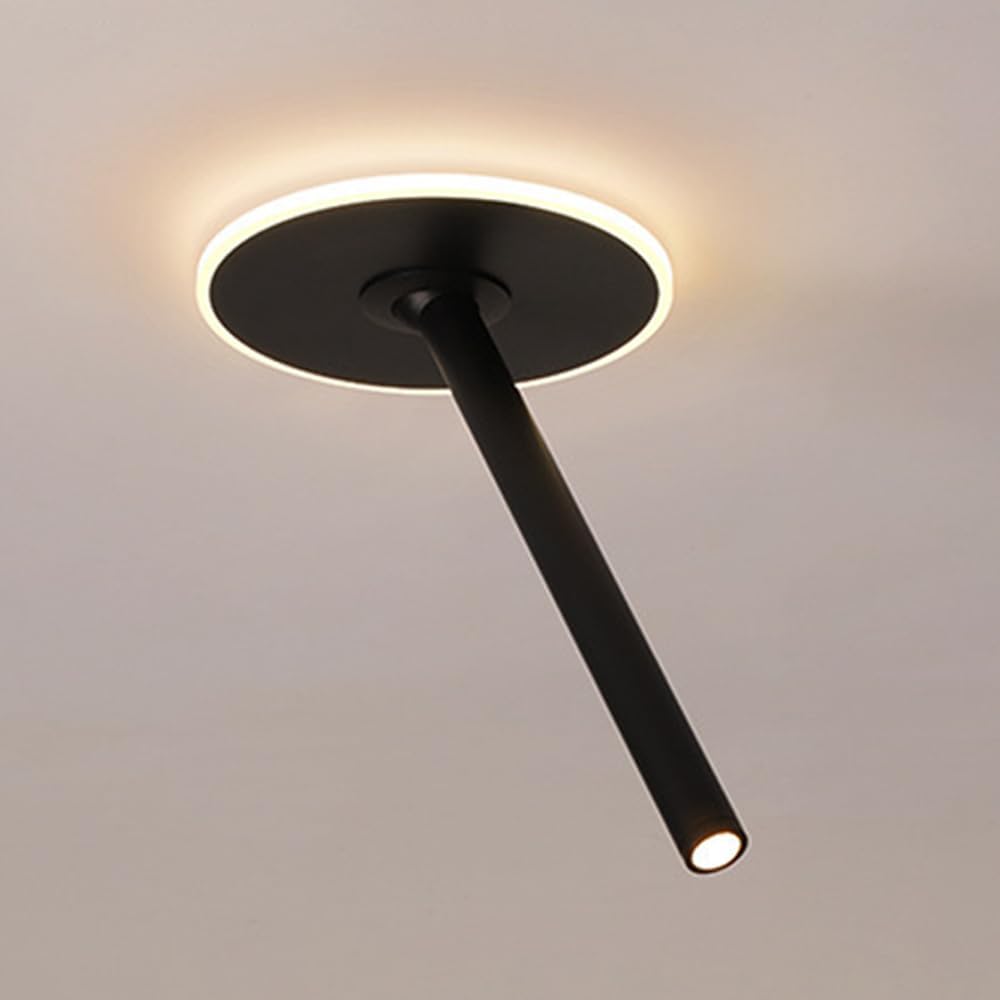 11W LED Adjustable Ceiling Spotlight Indoor Accent Lamp Moun Downlight Aluminum with 360° Pivoting Spot Light for Living Room Artwork Picture 3000K