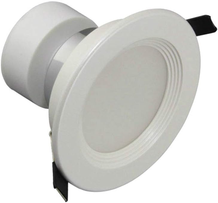 3W/5W IP65 Waterproof LED Recessed Downlight - Stylish Aluminum Ceiling Spotlight for Indoor & Outdoor Use, White Color, Anti-Fog Design(White Light-5w) (Warm Light 3w)