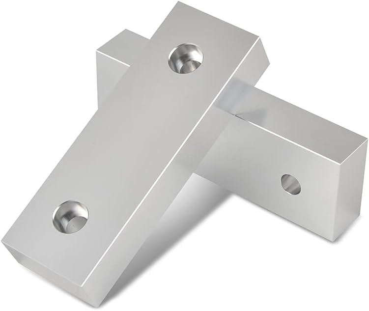 10 Set 20pcs 6 x 2 x 1 Soft Jaws Set Standard Machinable Aluminum Compatible with Kurt 6' Vise Jaws