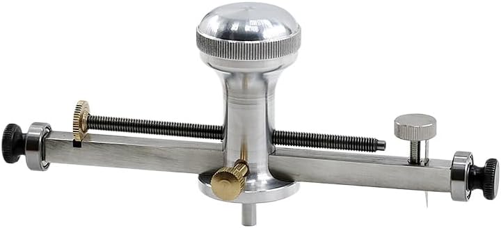 Guitar Sound Hole Cutter, Rosette Inlay Circle Router Tool: Manual Adjustable Circle Cutter-Soundhole Opening & Ring Channel Cutting | Acoustic/Classical/Folk Luthier Building Repair (Aluminium)
