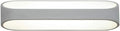 LED Wall Sconce Modern Wall Lamp Up and Down Lighting Fixtures, Aluminum Spotlights Indoor Sconces for Living Room Bedroom Hallway, Double Bevel White Metal Wall Light