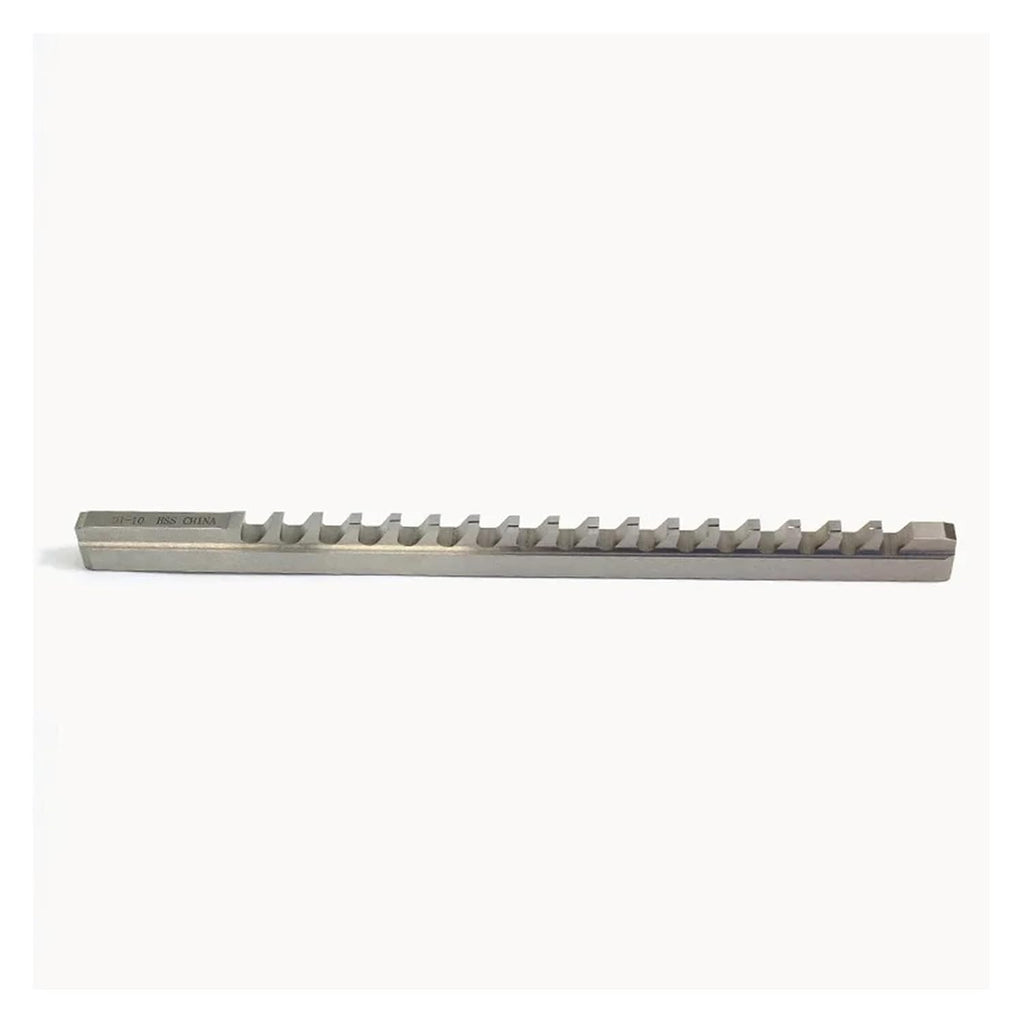Keyway Broach Kit 21pcs Metric Keyway Broach Tool Set 10mm 12mm 14mm Broaches 32-50 Bushings Shims HSS Cutting Tools for CNC Machine