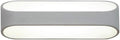 LED Wall Sconce Modern Wall Lamp Up and Down Lighting Fixtures, Aluminum Spotlights Indoor Sconces for Living Room Bedroom Hallway, Double Bevel White Metal Wall Light