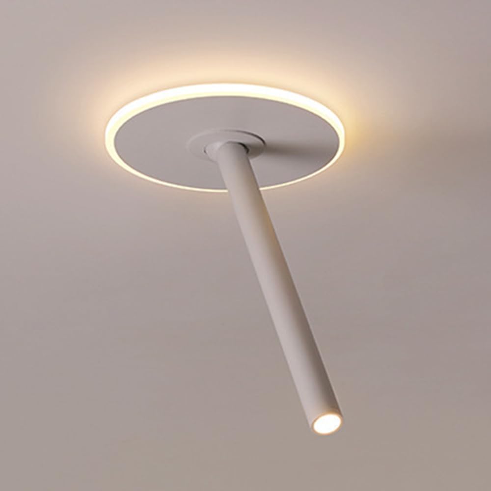 11W LED Adjustable Ceiling Spotlight Indoor Accent Lamp Moun Downlight Aluminum with 360° Pivoting Spot Light for Living Room Artwork Picture 3000K