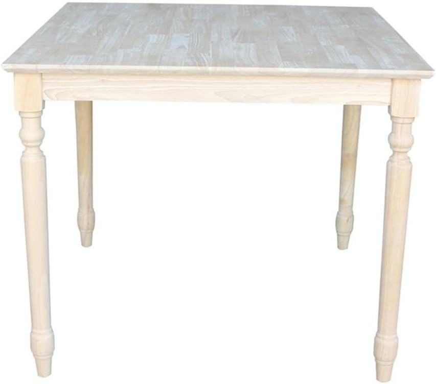 International Concepts Solid Wood Top Dining Table in Natural