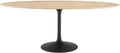 Modway Lippa Dining Table, 78', Black Natural