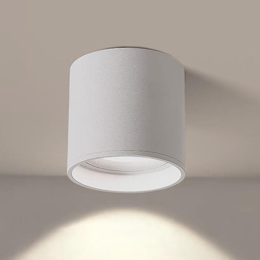3.14' LED Ceiling Spotlight Indoor Mounted Downlight 7W 4000K Natural White Light Aluminum Compatible with Hallway Corridor Gallery Display,Chandelier