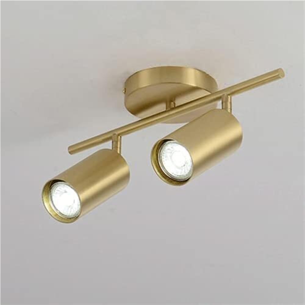 d Track Lighting Ceiling Spotlight GU10 Ceiling Spotlights Indoor Angle Adjustment Modern Ceiling Light Fixture for Living Room, Gallery, Cabinet, Hallway, Bedroom