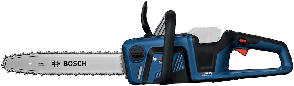 Bosch Professional 18V System Chainsaw GKE 18V-40 (40 cm Sword, Brushless Motor with BITURBO Technology, Includes Combination Wrench, Chain Cover)