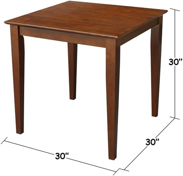 IC INTERNATIONAL CONCEPTS Solid Wood Top Table