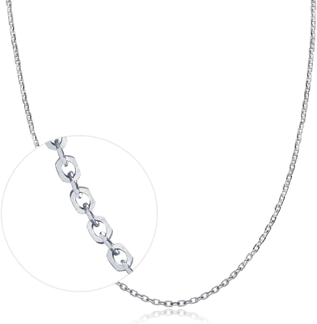 CHOW SANG SANG 18K Solid Gold Cable Chain Necklace for Women 60929N
