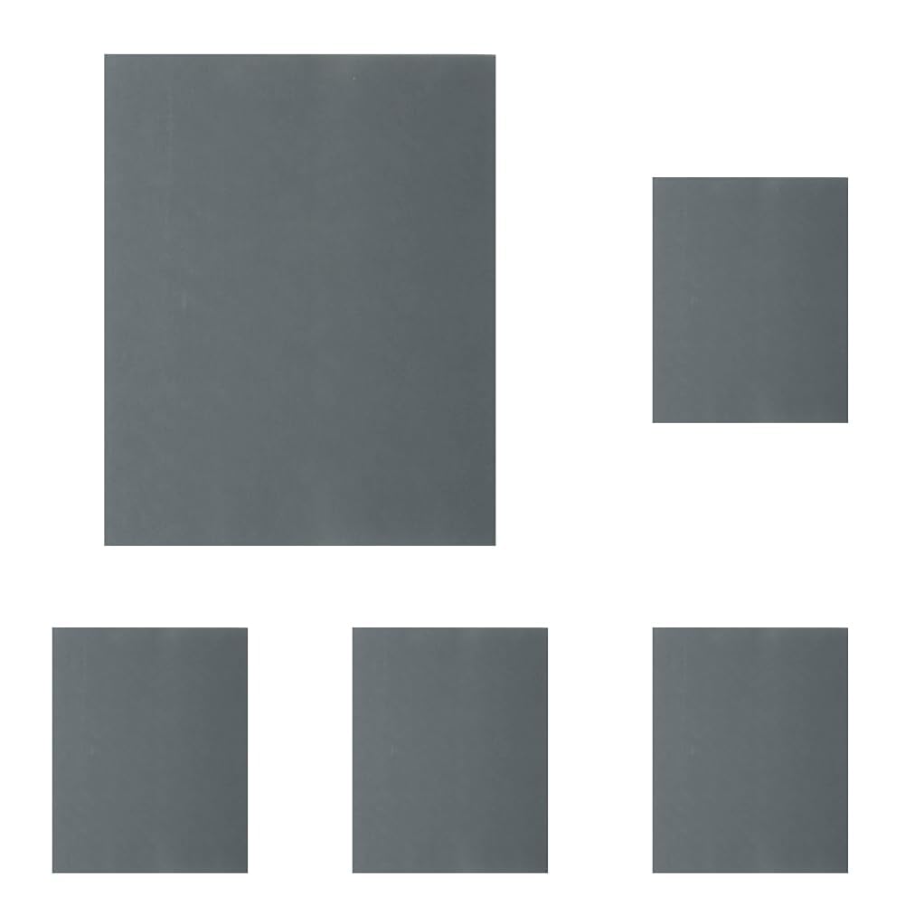 3M Wetordry Abrasive Sheet 02000, 600, Flexible, Durable, Surface Finishing, Waterproof, 9 in x 11 in, 50 Sheets (Pack of 5)