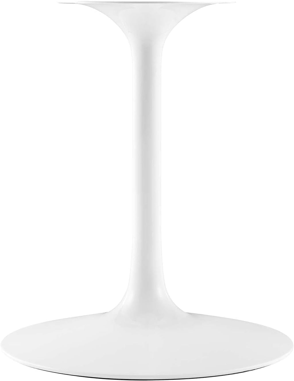 Modway Lippa Round 40' Mid-Century Modern Dining Table in White