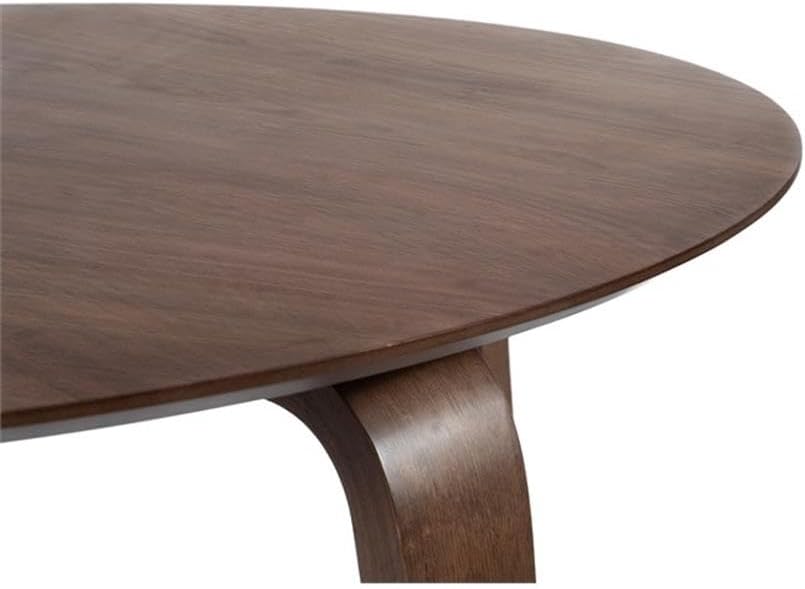 New Classic Furniture Gabby Wood Round Table, Walnut