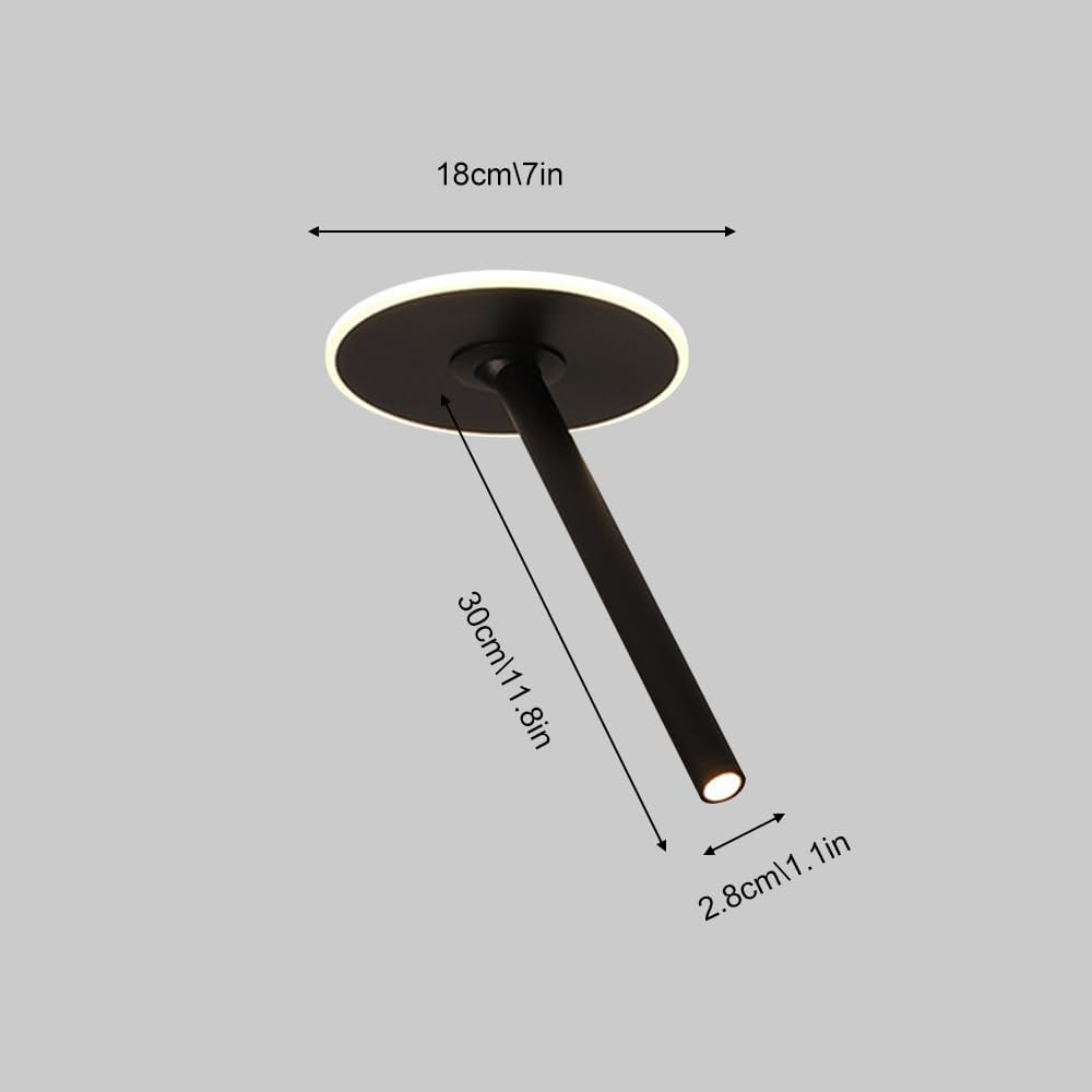 11W LED Adjustable Ceiling Spotlight Indoor Accent Lamp Moun Downlight Aluminum with 360° Pivoting Spot Light for Living Room Artwork Picture 3000K