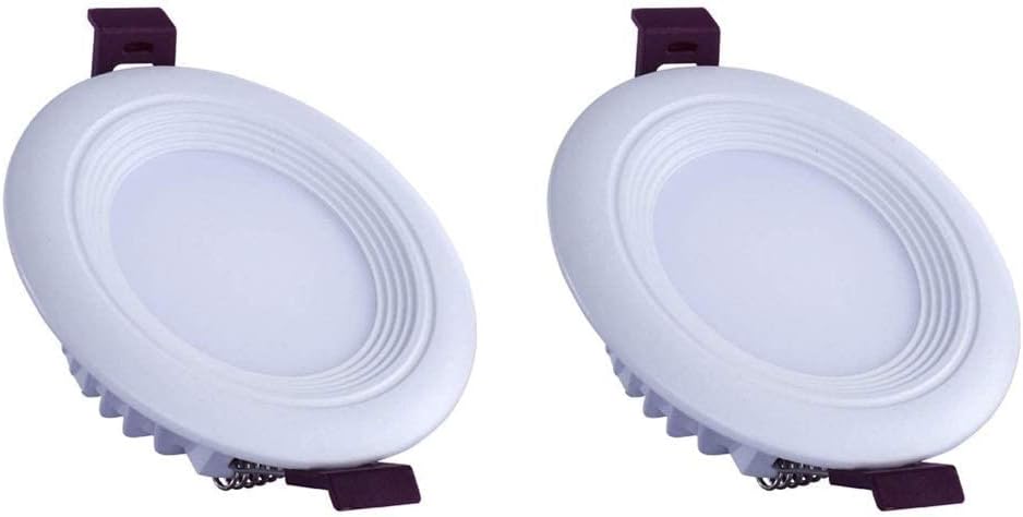 Spotlight,Recessed Led Downlight Round Ceiling Spotlight, Indoor Wash Wall Lamp Decoration Lighting Fixture, Fire Rated Energy Saving Led Downlighters, for Bathroom Office Shopping Store Ou