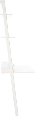 Safavieh Home Collection Pamella White 2-Shelf Leaning Desk