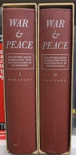 War and Peace (The Revised Maude Translation with Illustrations by Verestchagin) (2 Volume Set)
