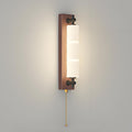 Wall sconces for Bedroom Wabi-Sabi Adjustable Travertine Wall Lamp with On Off Switch Solid Wood Wall Reading Spotlight Indoor Decorative for Bedroom Study Room
