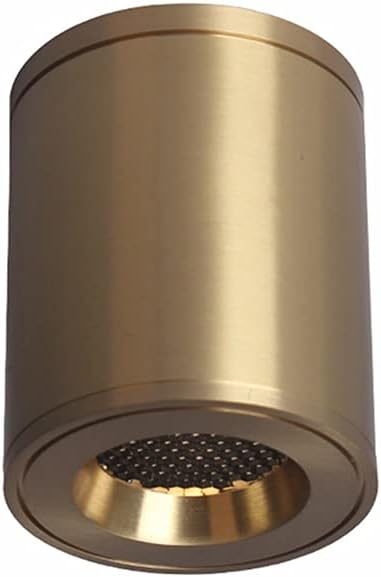 Surface-Mounted Honeycomb Design LED Ceiling Downlight, 7W All-Copper Anti-Glare Indoor Spotlights Ceiling Lights 3000K/4000K High Brightness Downlights, AC110-110V Fittings