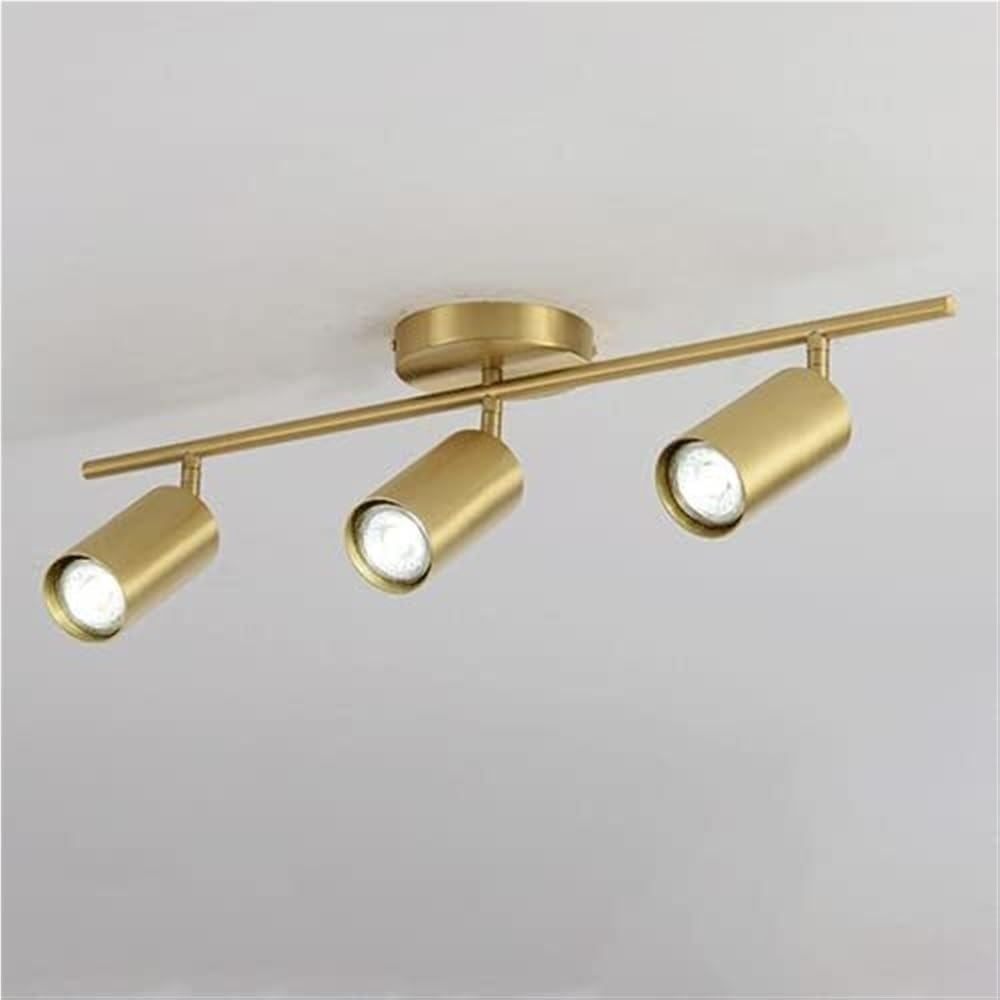 d Track Lighting Ceiling Spotlight GU10 Ceiling Spotlights Indoor Angle Adjustment Modern Ceiling Light Fixture for Living Room, Gallery, Cabinet, Hallway, Bedroom