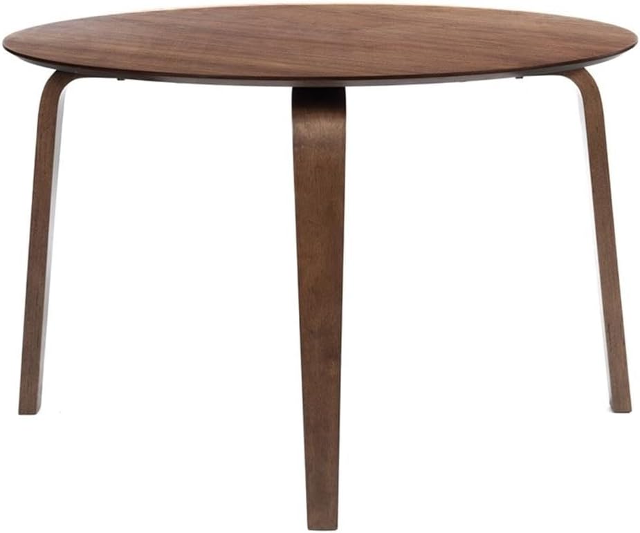 New Classic Furniture Gabby Wood Round Table, Walnut