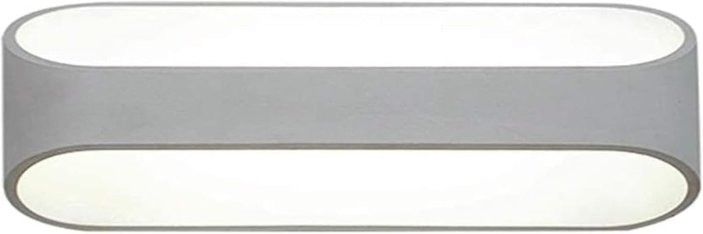Wall Lamp Led Wall Sconce Modern Wall Lamp up and Down Lighting Fixtures Aluminum Spotlights Indoor Sconces for Living Room Bedroom Hallway Double Bevel White Metal Wall Light/3000K-L16Cm(6000K,L25Cm)