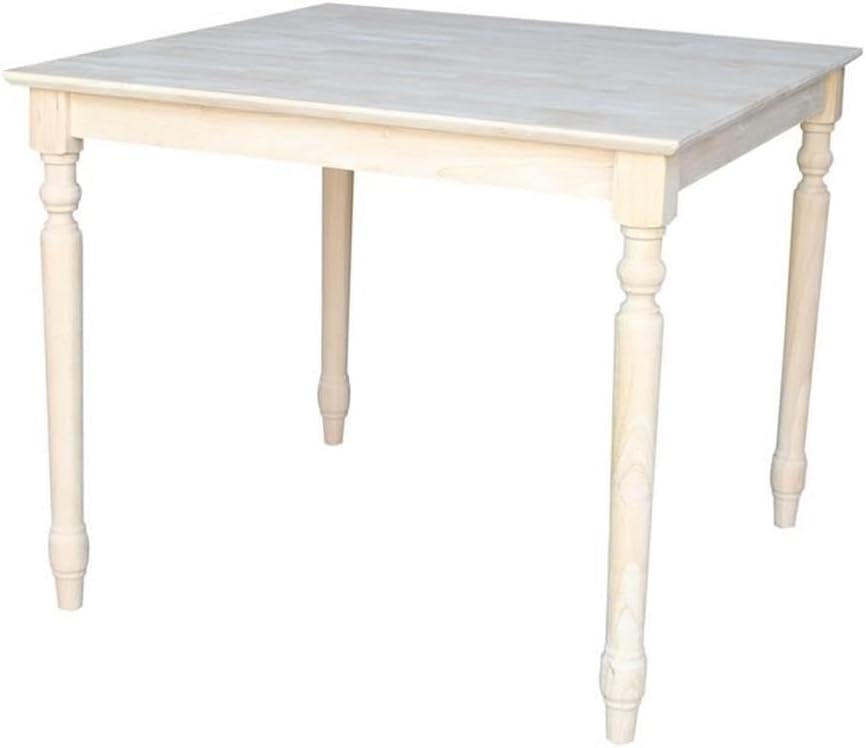International Concepts Solid Wood Top Dining Table in Natural