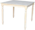 International Concepts Solid Wood Top Dining Table in Natural