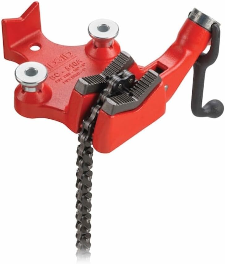 Ridgid 40210 Vise, Bc610 Bench Chain, 11x11x7, Red