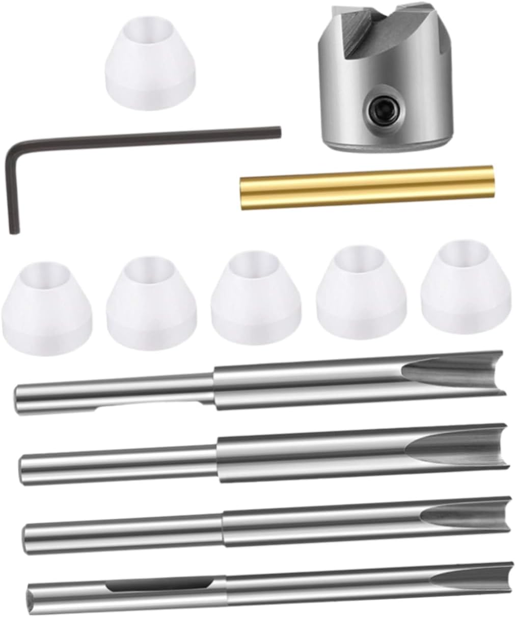 OSALADI 5sets Pen Trimmer Kit Woodworking Pen Cutting High Mill Trimming Tools for Accurate Machining and Versatile Use Lathes