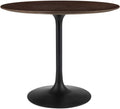 Modway Lippa Dining Table, 36', Black Cherry Walnut